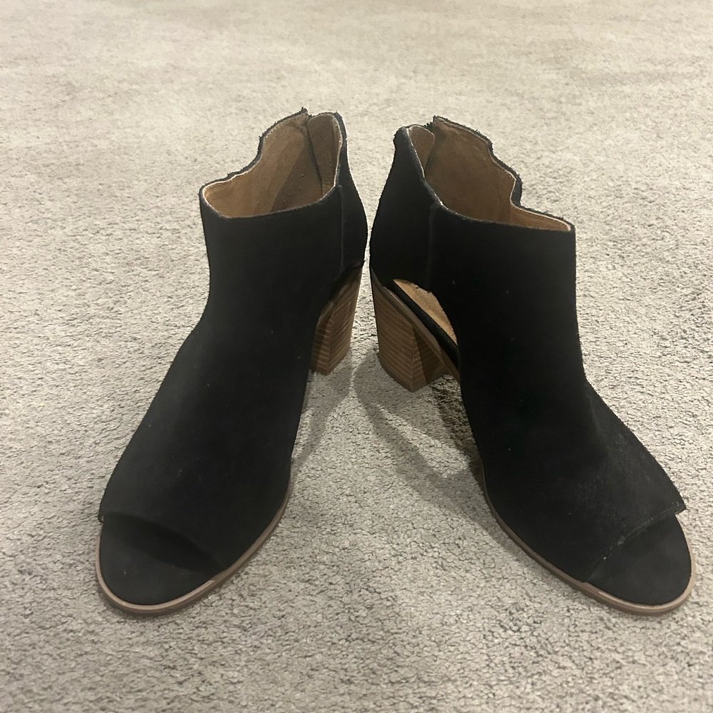 Lucky Open Toed Bootie - image 1